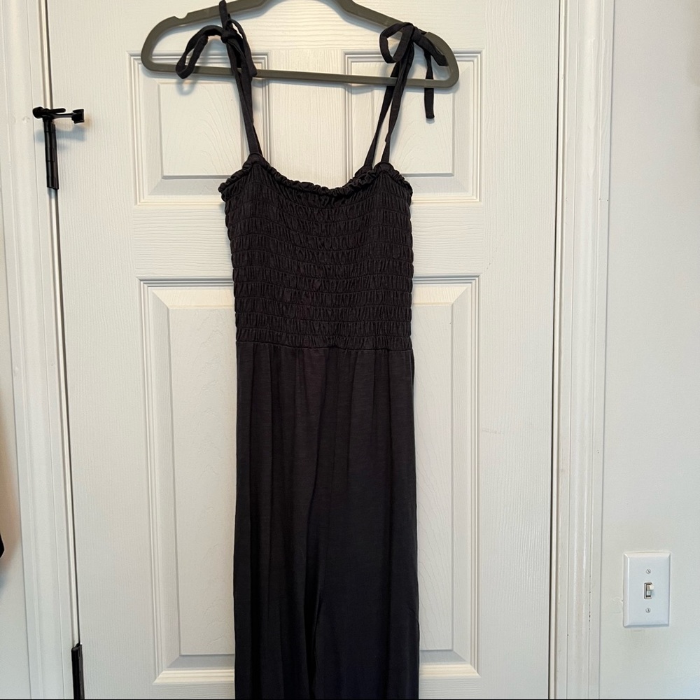 Dark gray jumpsuit size small tall